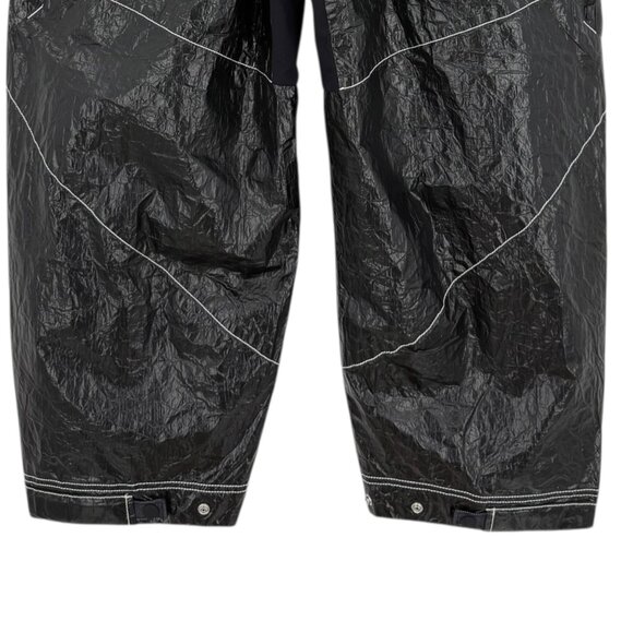 FP Movement Women Rough Rider Rich Black Elastic Parachute Tyvek Pants Sz S NWOT - Picture 6 of 13
